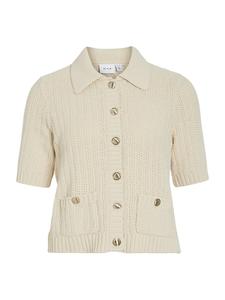 Вязаный кардиган VILA VIGEORGIE, кремовый