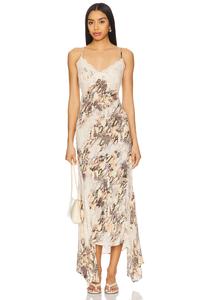 Платье Vince Afrm, shine snake