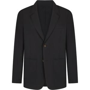 EMPORIO ARMANI Однобортный полосатый пиджак, Blue