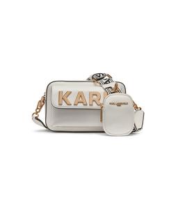 Сумка для камеры maybelle metallic karl letter KARL LAGERFELD PARIS, белый