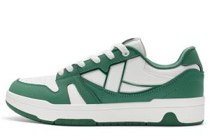 Кроссовки XTEP MAXX LITE Skateboarding Shoes Women's Low-top Sail White/deep Emerald Green, белый/зеленый