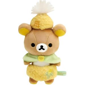 Сан x риллакума, пупу чикен хоккайдо кукурузный медвежонок плюшевый кулон свисток SAN-X