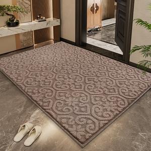 Dajiang Ковер 120х180 см для прихожей, устойчивый к загрязнениям, износостойкий, цвет deep rice