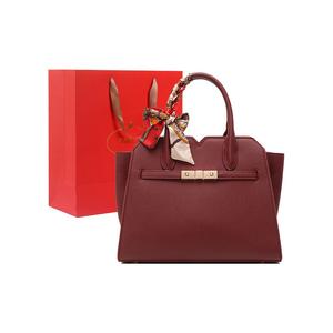 PAYOT Синтетическая кожа свадебная сумка через плечо большая женская бежевая бордовая бежевая и коричневая, Burgundy