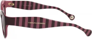 Солнцезащитные очки Carolina Herrera Her 0086/s, 0T5/3X, бордово-розовые, размер 51, Burgundy