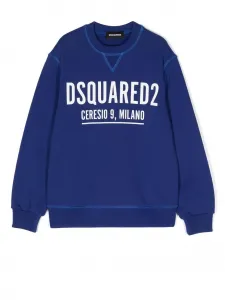 Толстовка с логотипом DSQUARED2 KIDS, синий