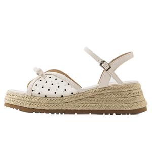 Wonderful couple Женские сандалии на одной застежке экрю, цвет Ecru