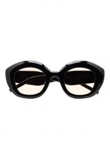 Солнцезащитные очки круглой формы Kuttner Kaleos, черный