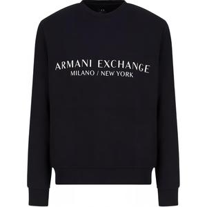 Свитшот с логотипом ARMANI EXCHANGE, Морской синий
