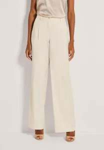 Брюки бундфальтен Madeleine, Pearl White Beige Melange