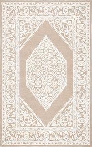 Ковер SAFAVIEH, 153 x 244 см, Metro Collection IvoryBrown MET706T ручной работы из премиальной шерсти для гостиной, столовой, спальни