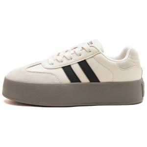 Кеды, обувь для скейтбординга женская низкая Agsdon, бежевый/коричневый