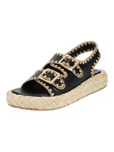 Сандалии на плоской подошве Steve Madden, черный