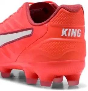 Футбольные бутсы Puma HG/AG King Pro, белый/красный