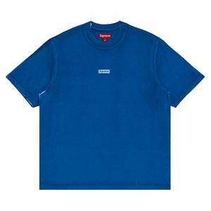 Майка Supreme Overprint Small Box Short-Sleeve Top, синий