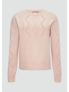 Вязаный свитер цвета 40W0_pink QS