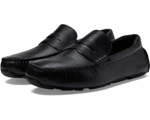 Лоферы Cole Haan Grand Laser Penny Driver, цвет Black/Black