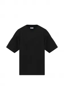 Футболка с вышитым логотипом Vetements, черный