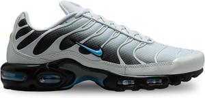 Мужские кроссовки Nike Air Max Plus, Pure Platinum/Dark Smoke Grey/Black/University Blue