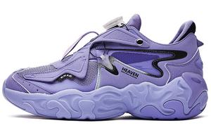 Туфли Lifestyle женские низкие сиреневые/фиолетовые/черные Erke