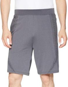Under Armour мужские шорты Threadborne Seamless, Rhino Gray (076)/Black
