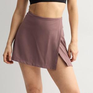 Женская высокая юбка-шорты с запахом для уверенности Flx, цвет purple manor