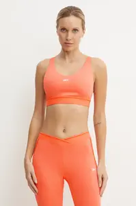 Командный спортивный бюстгальтер Reebok, оранжевый