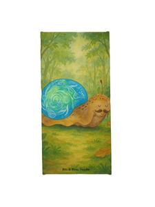 Mr. & Mrs. Panda Спортивное полотенце Snail от Sir Design без слогана, пастельно-желтого цвета