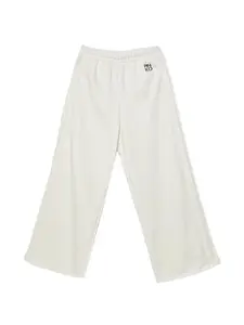 Спортивные брюки с вышитым логотипом Pinko Kids, бежевый