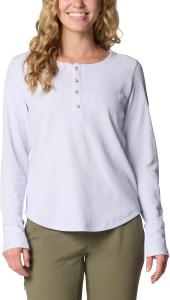 Женская футболка Columbia Blue Point Falls с длинным рукавом, Snowdrift