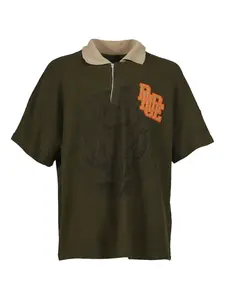 Рубашка поло с вышитым логотипом RHUDE, зеленый