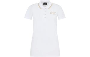 Футболка поло женская EA7 SS24 EMPORIO ARMANI, черный