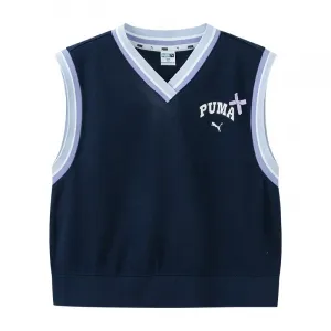 PUMA Спортивная жилетка серии Sportstyle Dark Blue для детей 3-7 лет