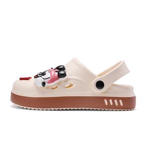 Детские тапочки с противоскользящей подошвой, дышащие, легкие, амортизирующие, с низким верхом BOBDOG, слоновая кость