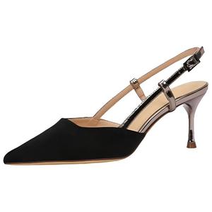 TATAYA Тонкие каблуки на шпильке для женщин черные, цвет Black