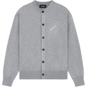 SS25 Вязаный джемпер Unisex Gray WE11DONE, серый