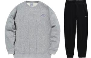 Толстовка Li-Ning с толстовкой, set (серый+черный)