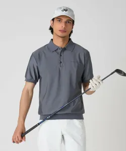 Мужская гладкая рубашка поло United Arrows Golf, цвет Md.Gray