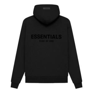 Толстовка Fear of God Essentials SS22 Stretch Limo Hoodie 'Black', черный