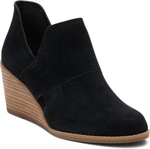 Женские ботинки TOMS Kallie с вырезами, Black Suede