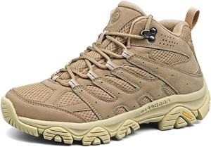 Кроссовки для походов Qacksv Mens - легкие низкие дышащие кеды для прогулок, треккинга и активного отдыха на природе, хаки