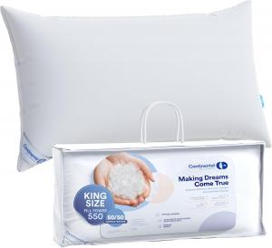 Continental Bedding Подушка Continental Bedding Luxury из гусиного пуха White