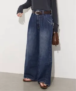 Широкие джинсовые брюки с двумя складками Journal Standard, цвет Blue