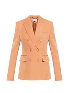 Двубортный пиджак STELLA MCCARTNEY, оранжевый