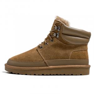 Зимние ботинки мужские Weishibangwei, цвет Light Brown