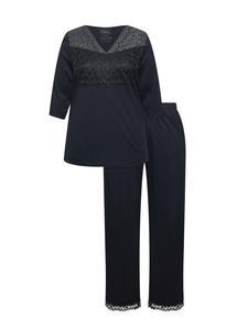 Пижама Ulla Popken, черный