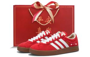 Adidas Vl Court Classic Low top Skateboard Shoes Unisex красные