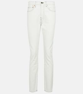 Джинсы с высокой посадкой WARDROBE.NYC, белый