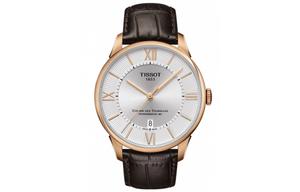 TISSOT Часы Men's Tourelles Collection Watch, Silver Dial
