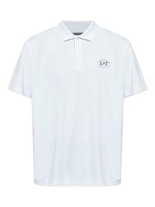 Рубашка-поло с логотипом Ea7 Emporio Armani, белый